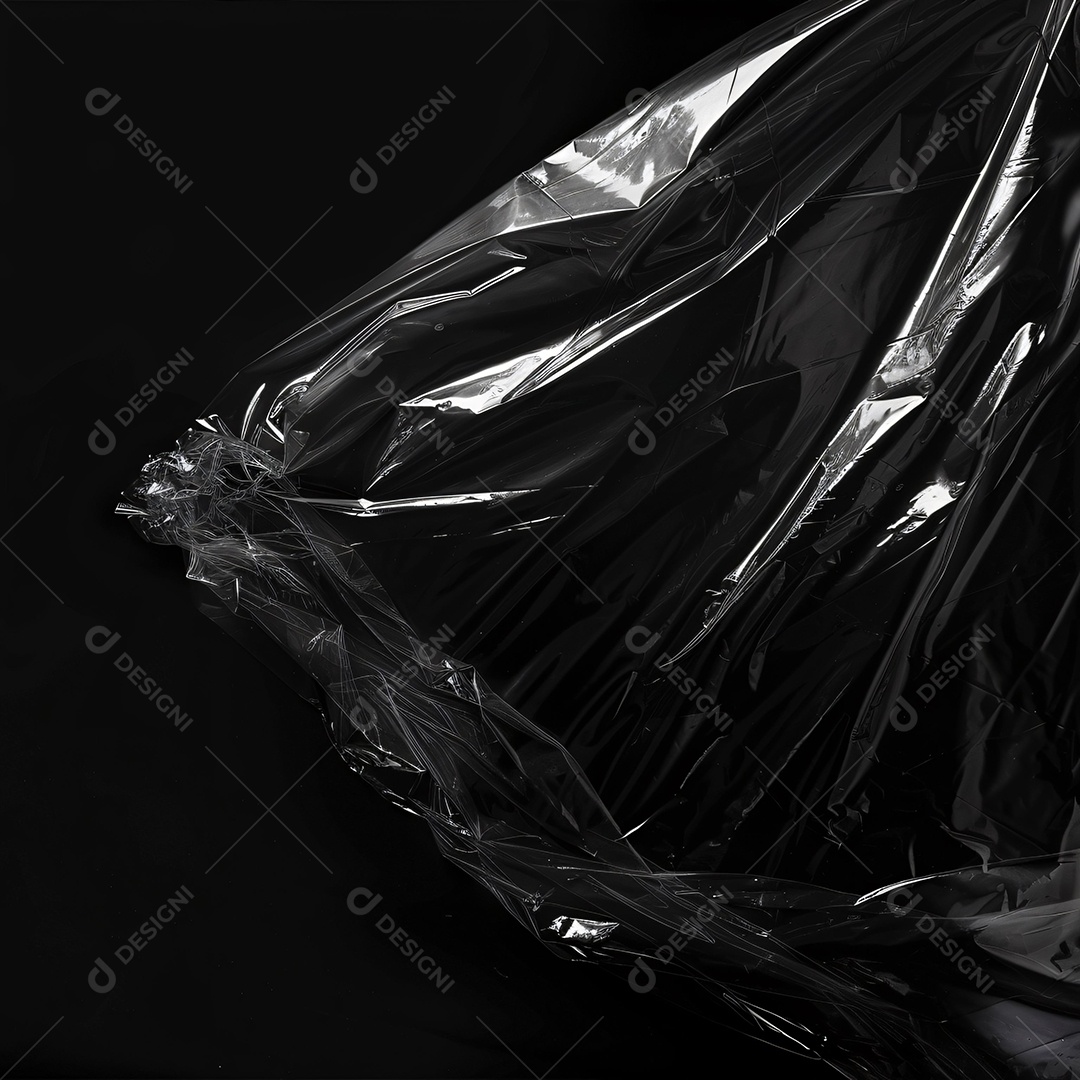 Saco Plástico sobre fundo isolado