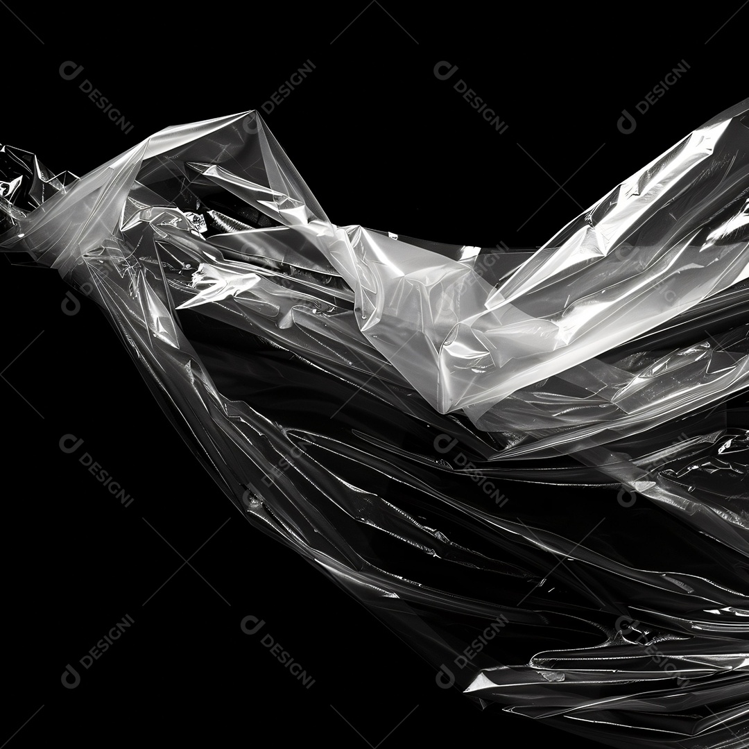 Saco Plástico sobre fundo isolado