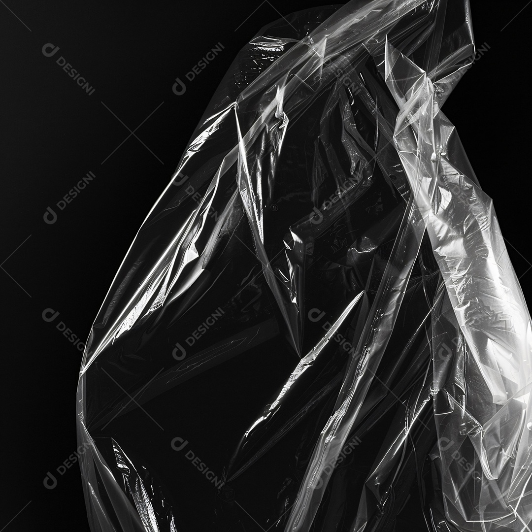 Saco Plástico sobre fundo isolado