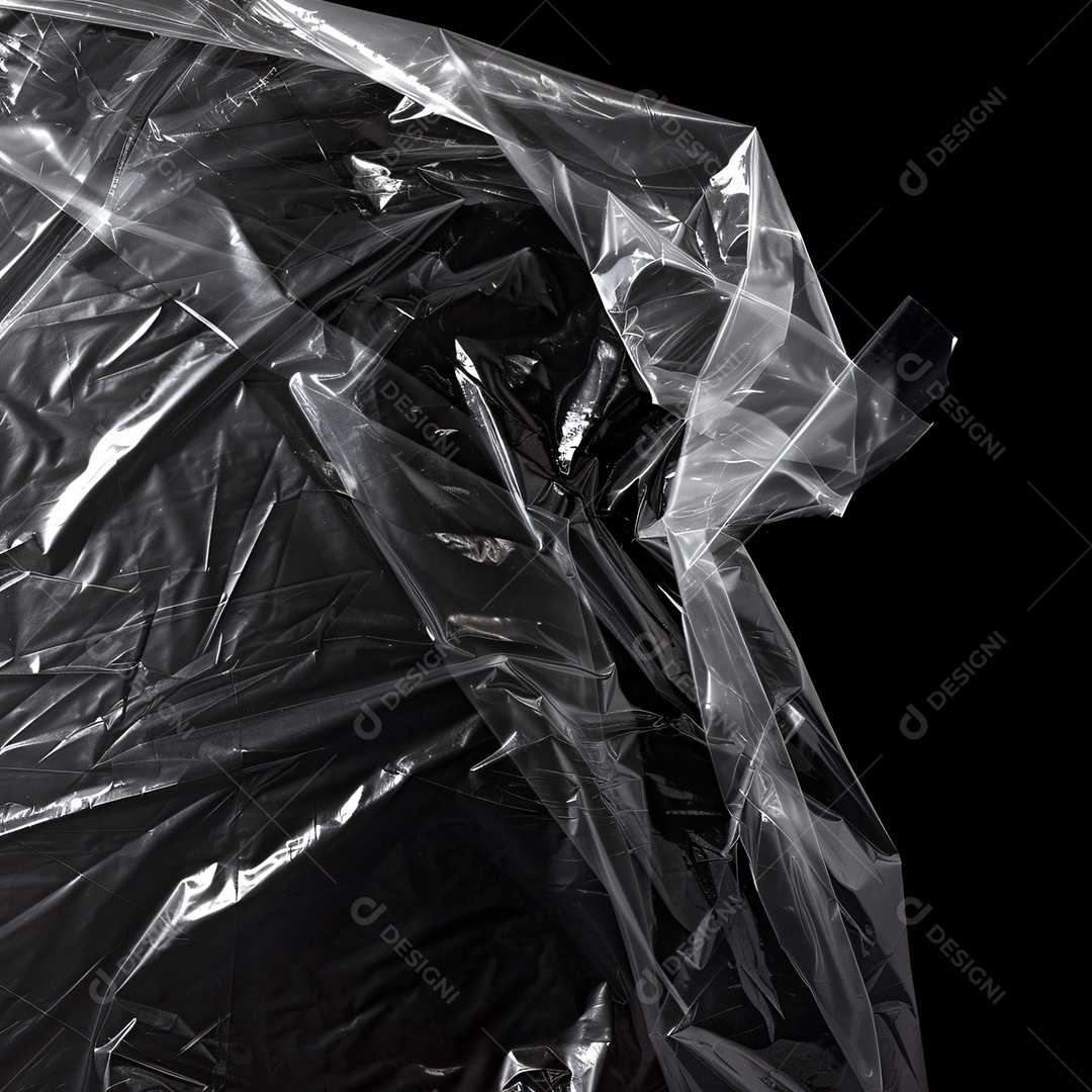 Saco Plástico sobre fundo isolado