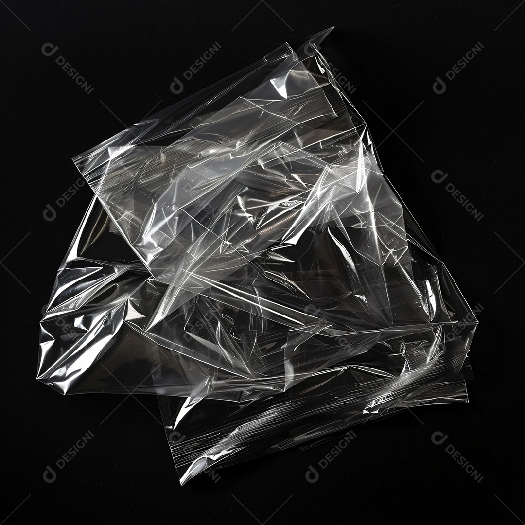 Saco Plástico sobre fundo isolado