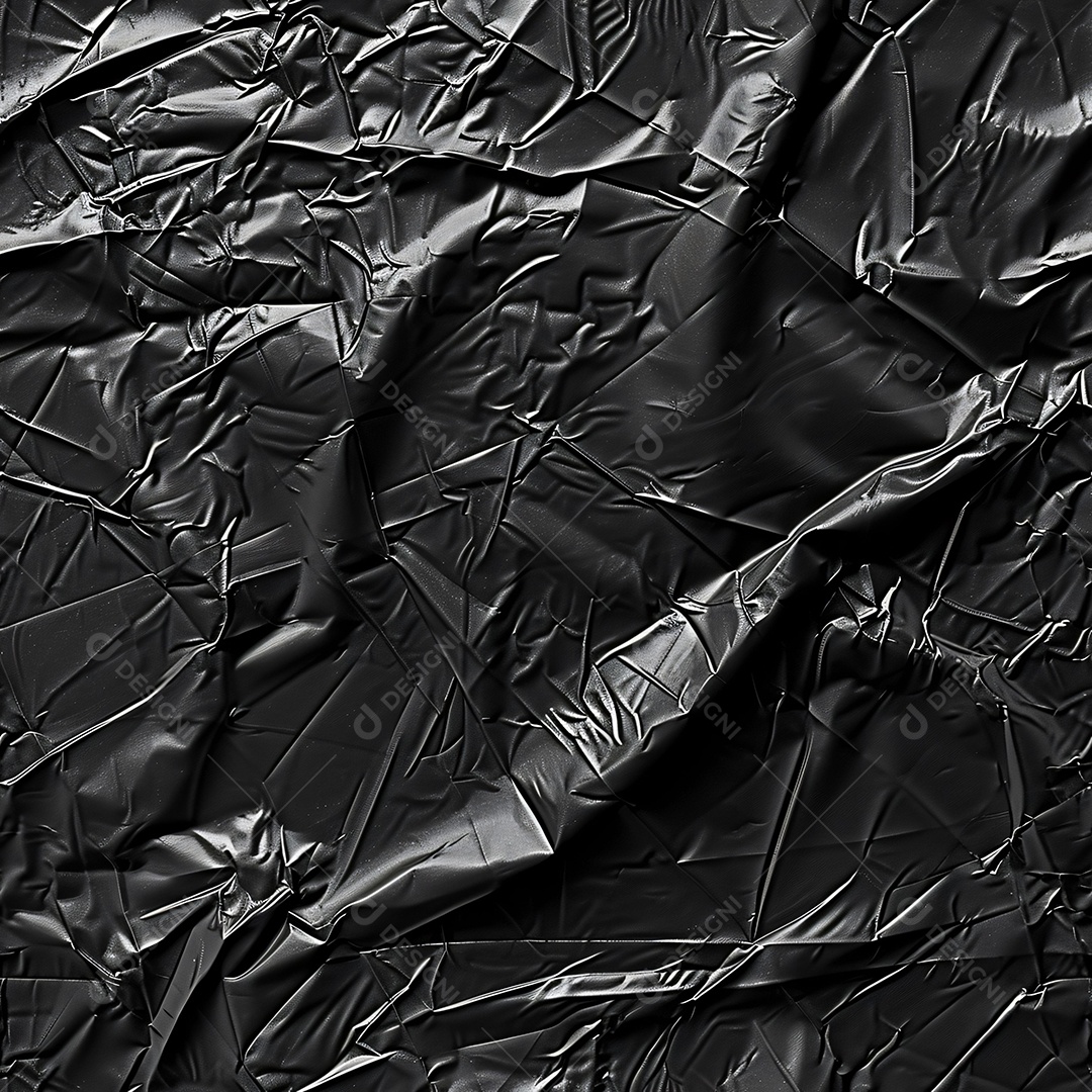 Textura de saco Plástico Preto