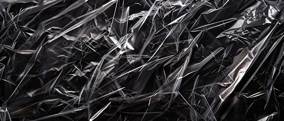 Textura de saco Plástico Preto