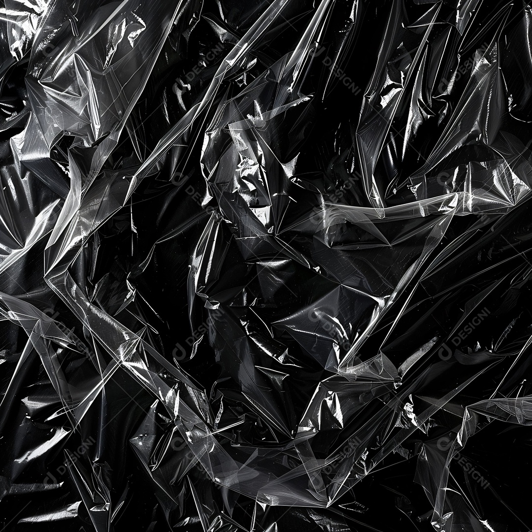 Textura de saco Plástico Preto