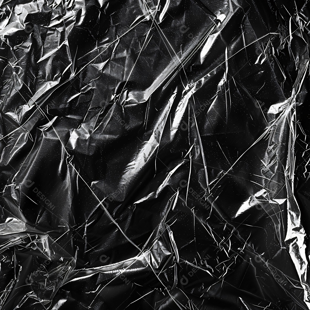 Textura de saco Plástico Preto