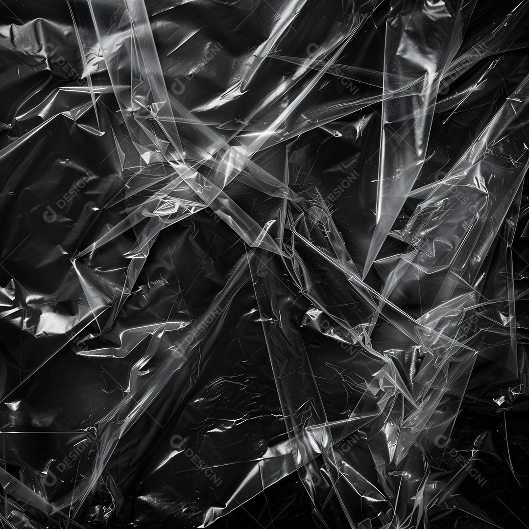 Textura de saco Plástico Preto