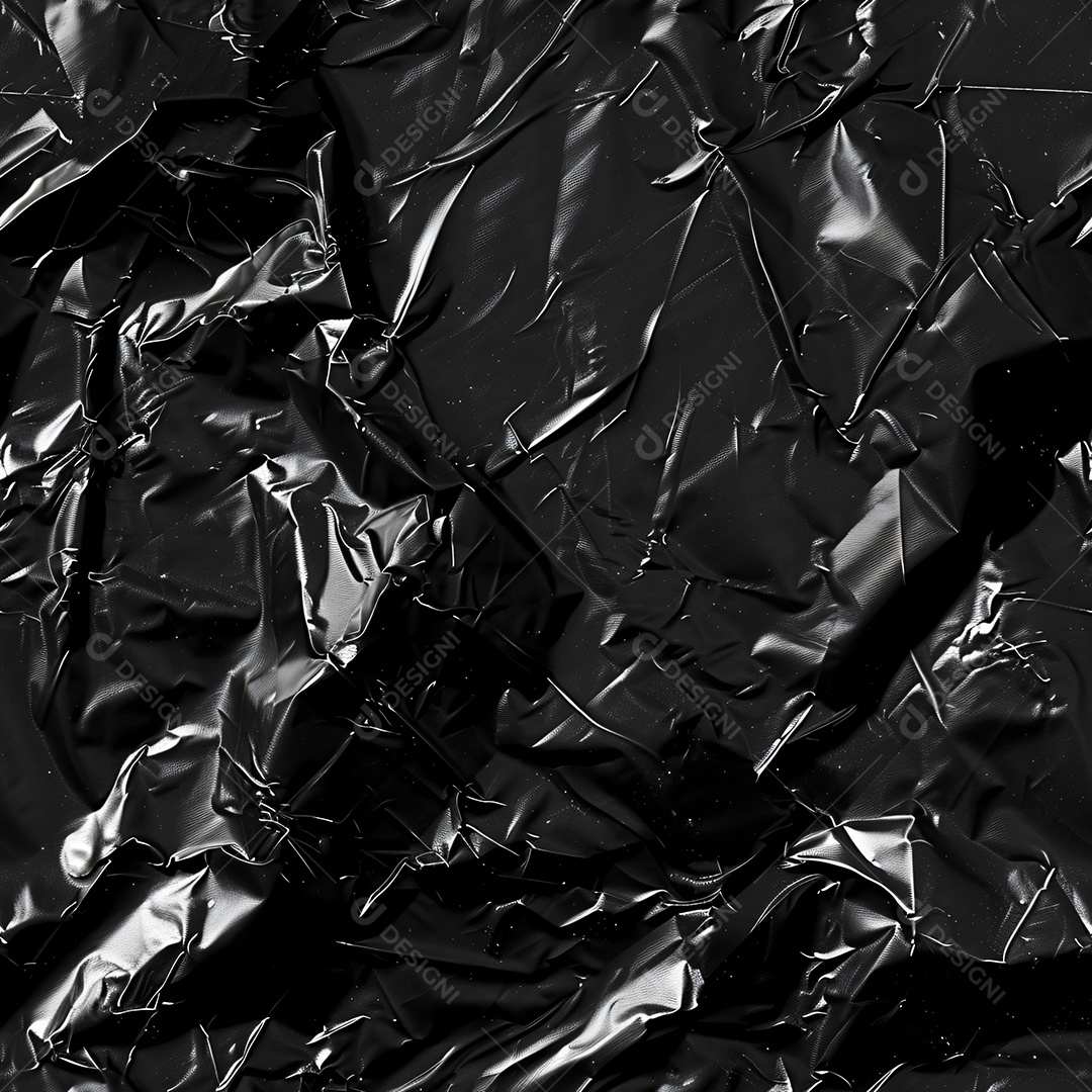 Textura de saco Plástico Preto
