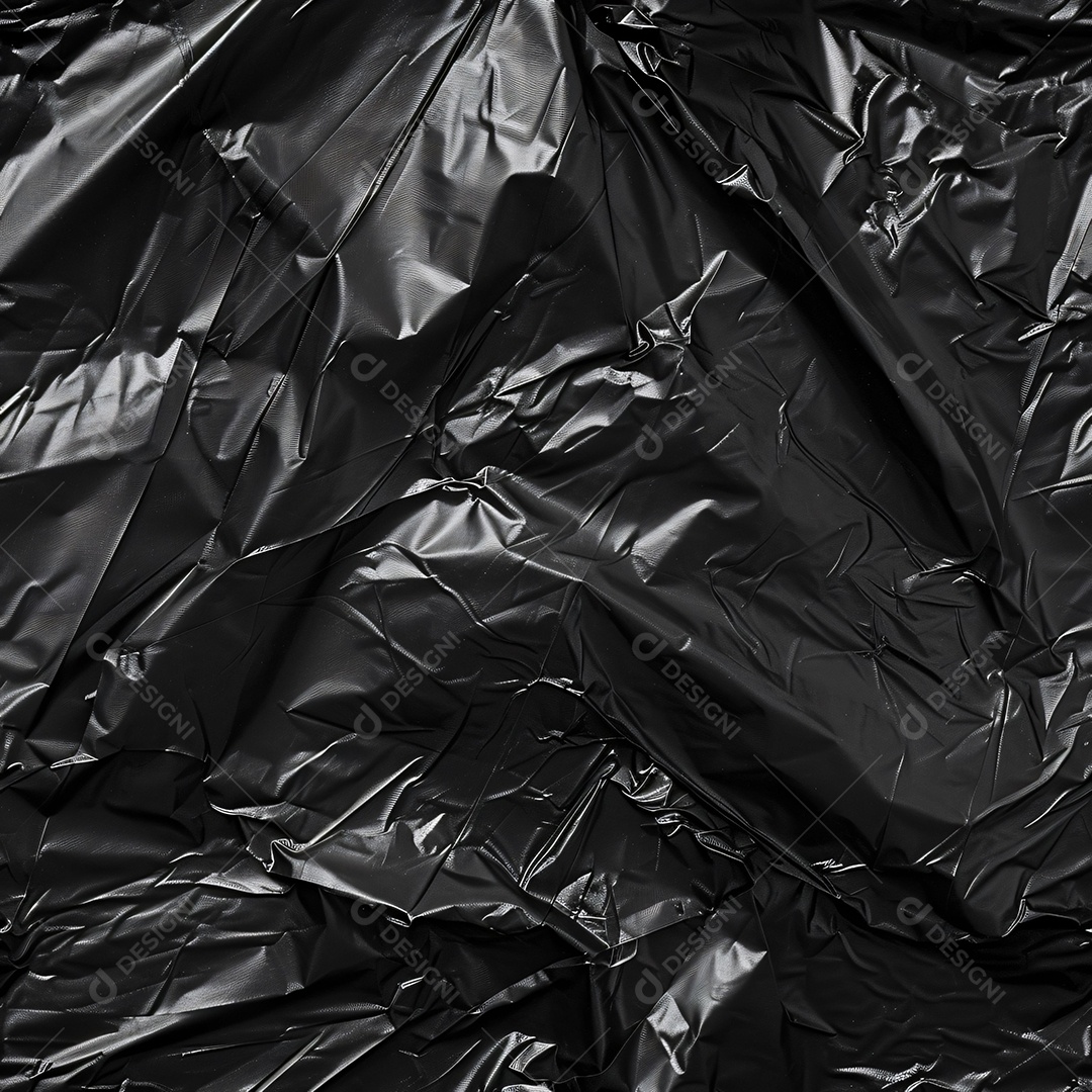 Textura de saco Plástico Preto