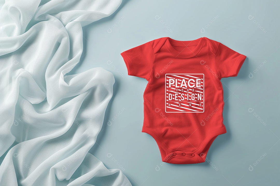 Mockup de Body Bebê PSD Editável