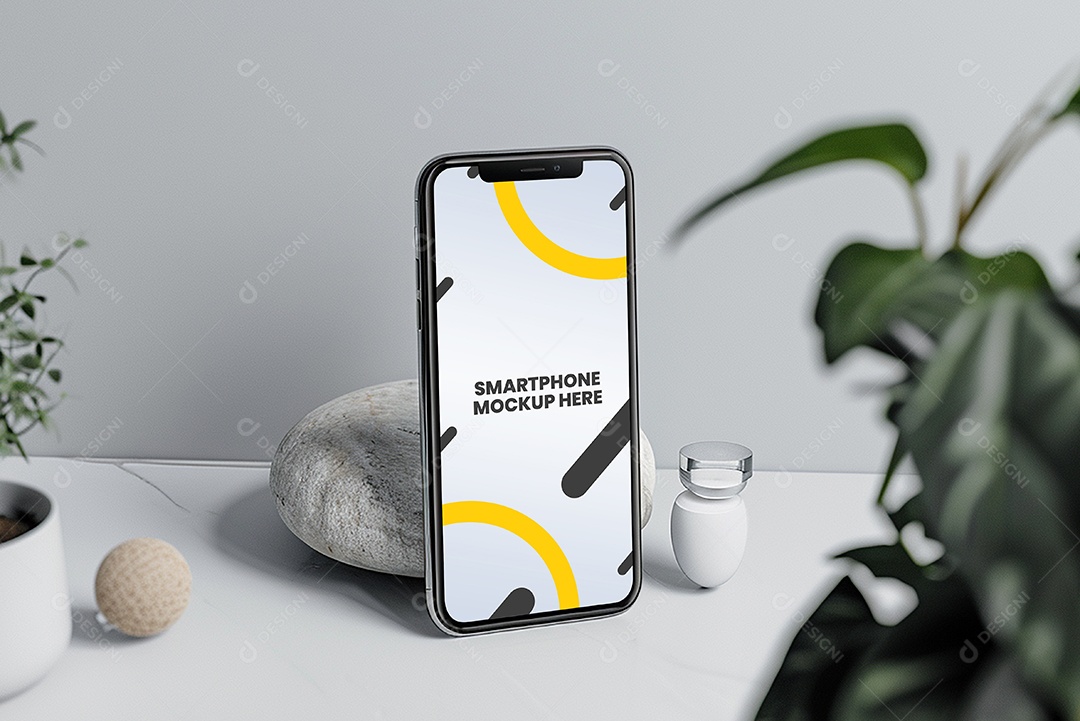 Mockup de Celular Telefone Smartphone PSD Editável