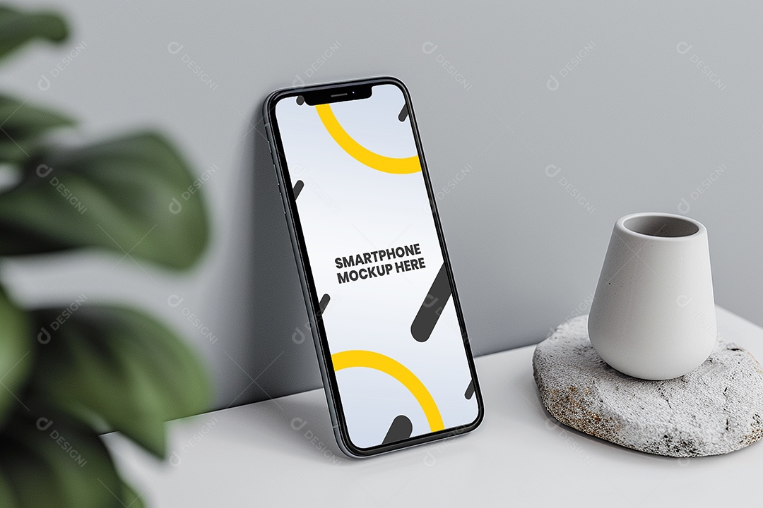 Mockup de Celular Telefone Smartphone PSD Editável