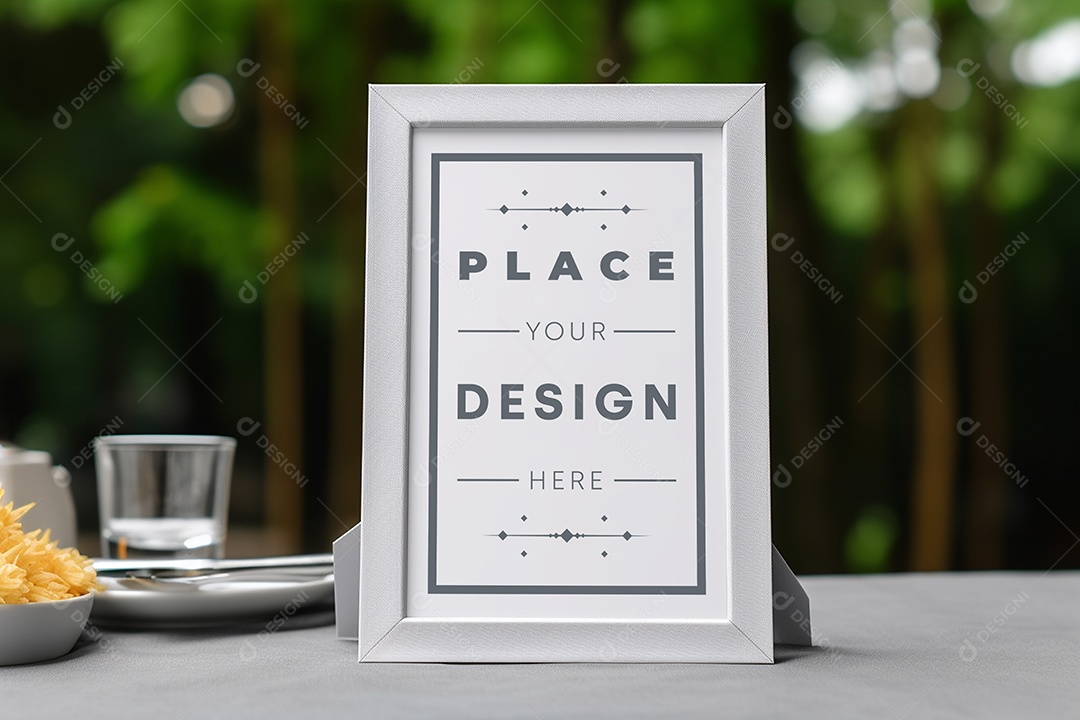 Mockup de Qudro PSD Editável