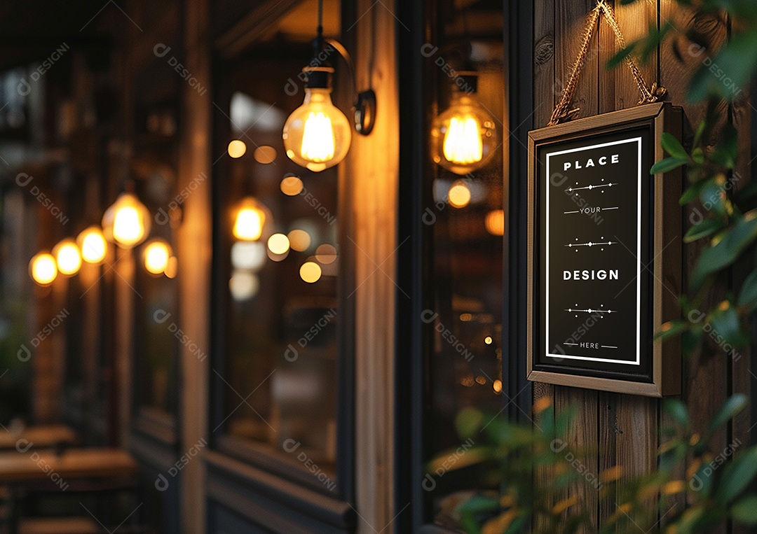 Mockup Fachada de Loja PSD Editável