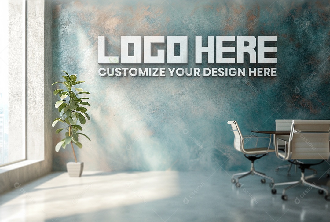 Editable PSD Wall Mockup