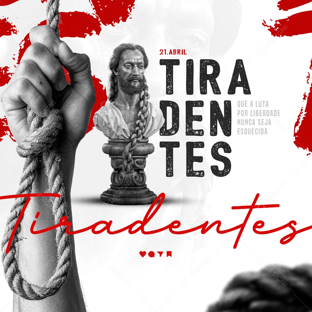 Dia de Tiradentes 21 de Abril Social Media PSD Editável