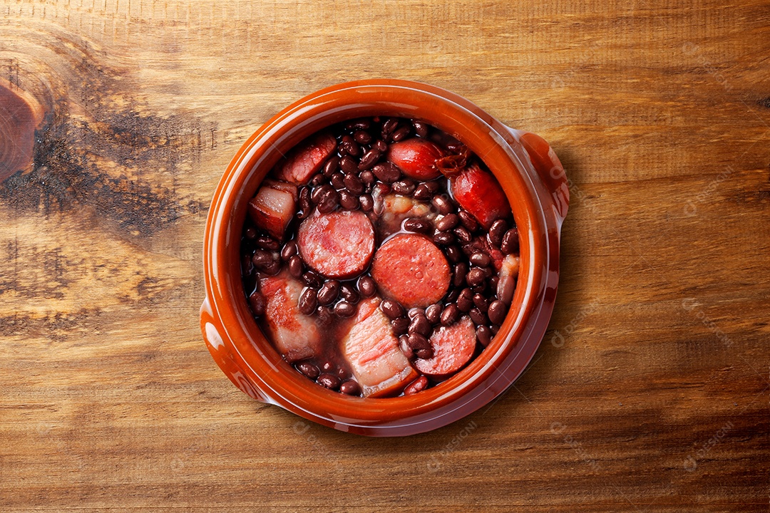 Feijoada tigela de cerâmica
