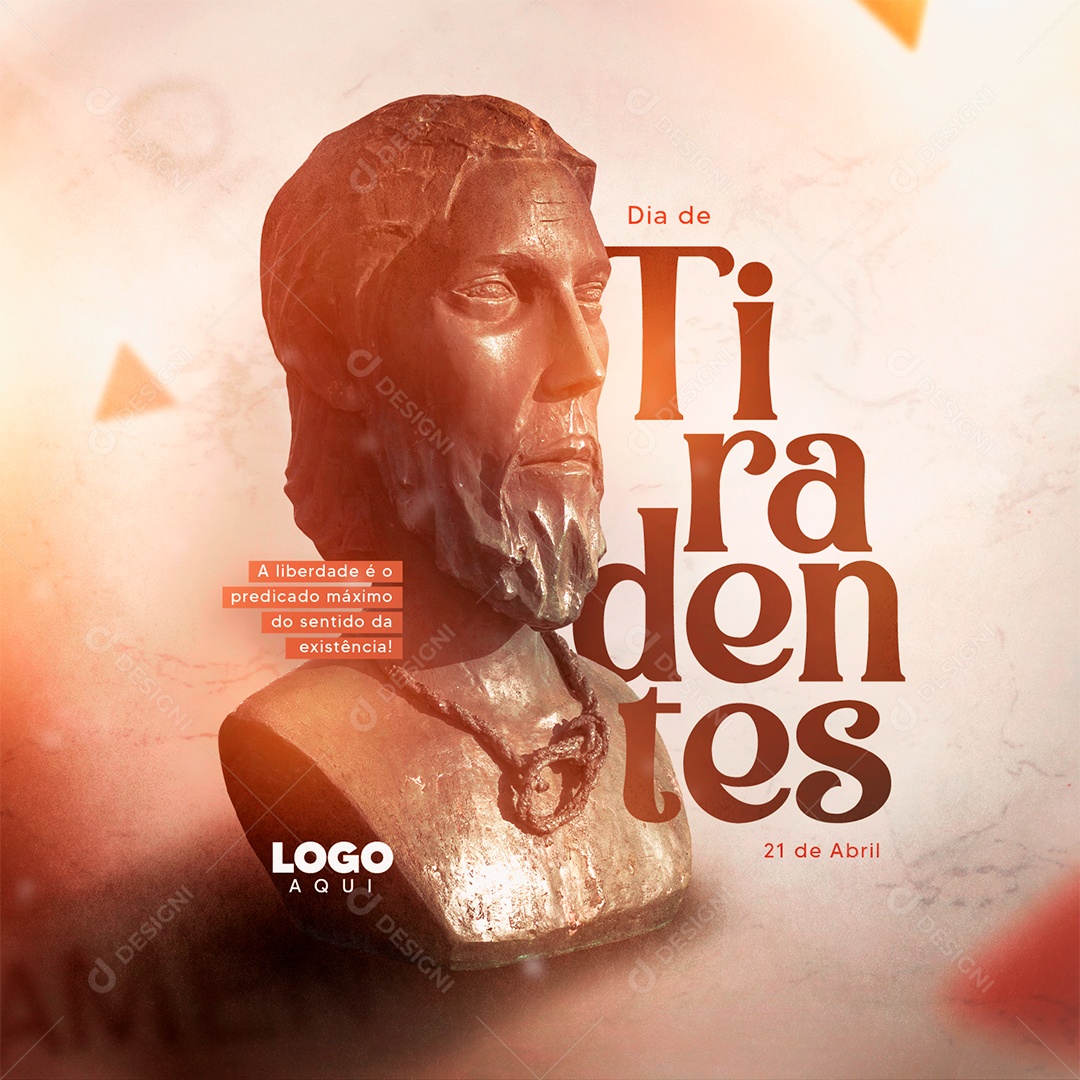 Dia de Tiradentes 21 de Abril Social Media PSD Editável