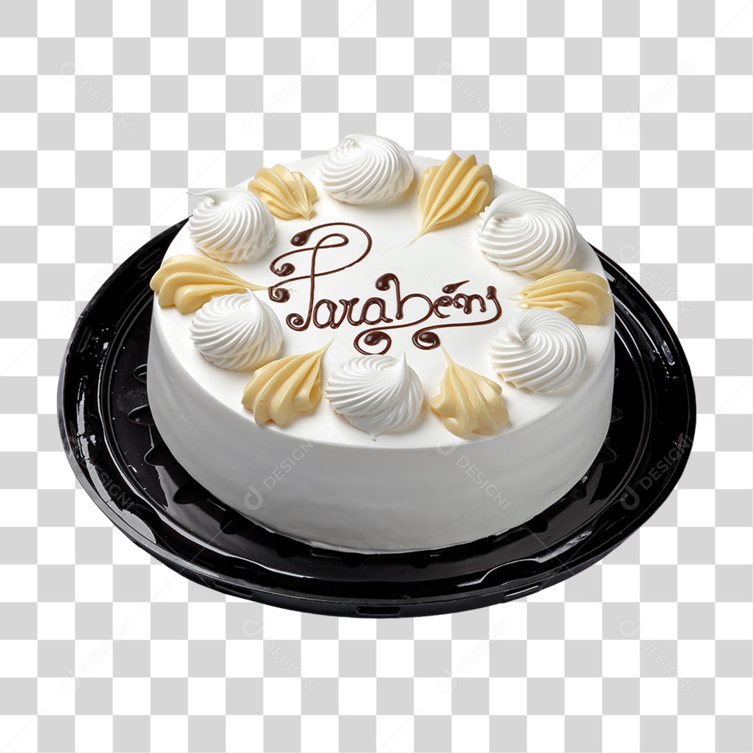 Bolo de Aniversário PNG Transparente