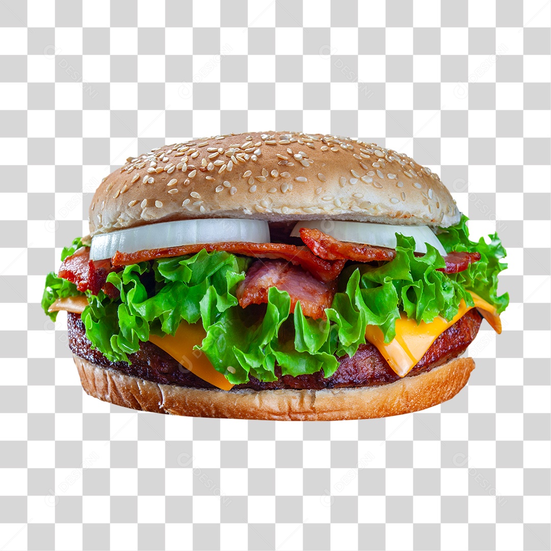 Hambúrguer PNG Transparente