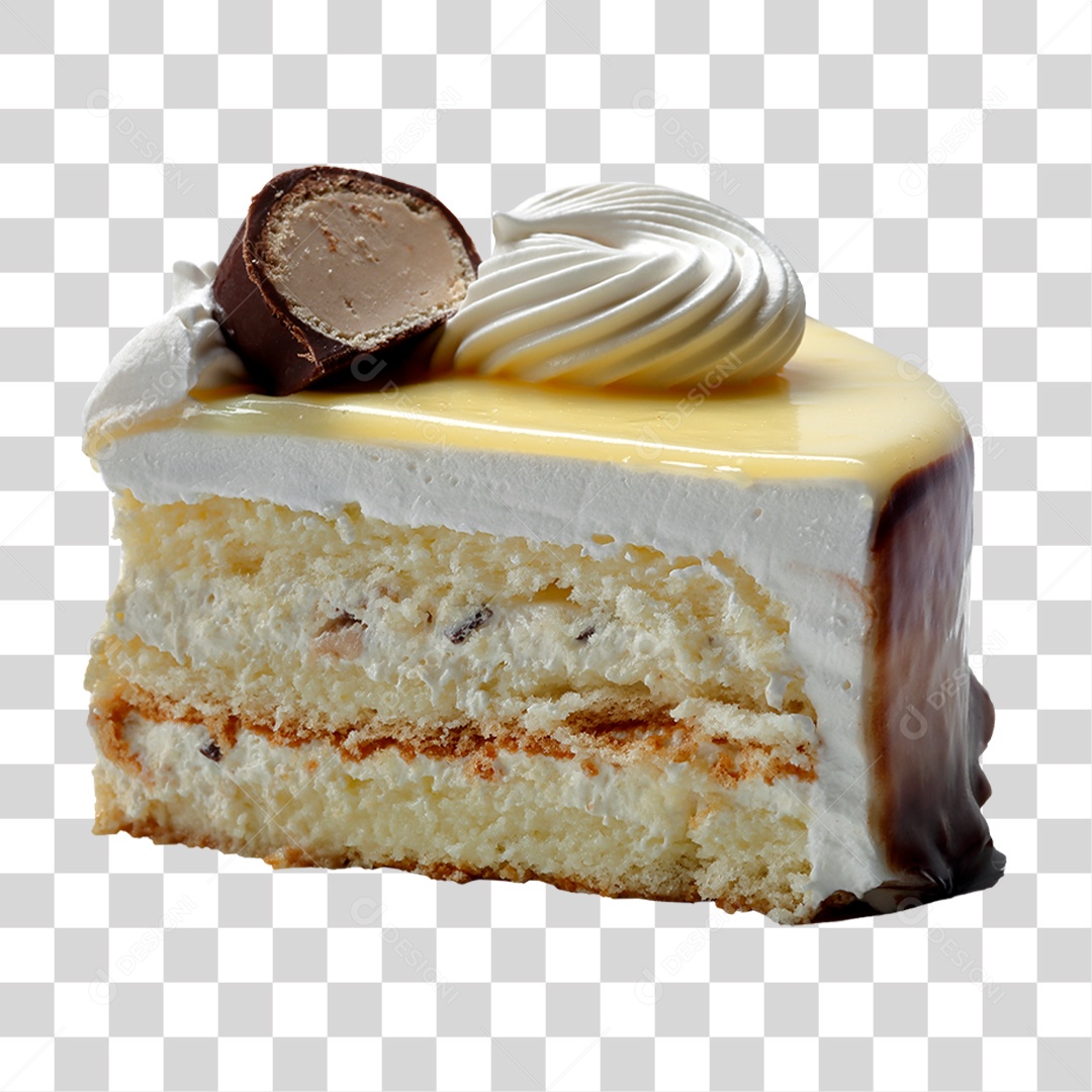 Fatia de Bolo PNG Transparente