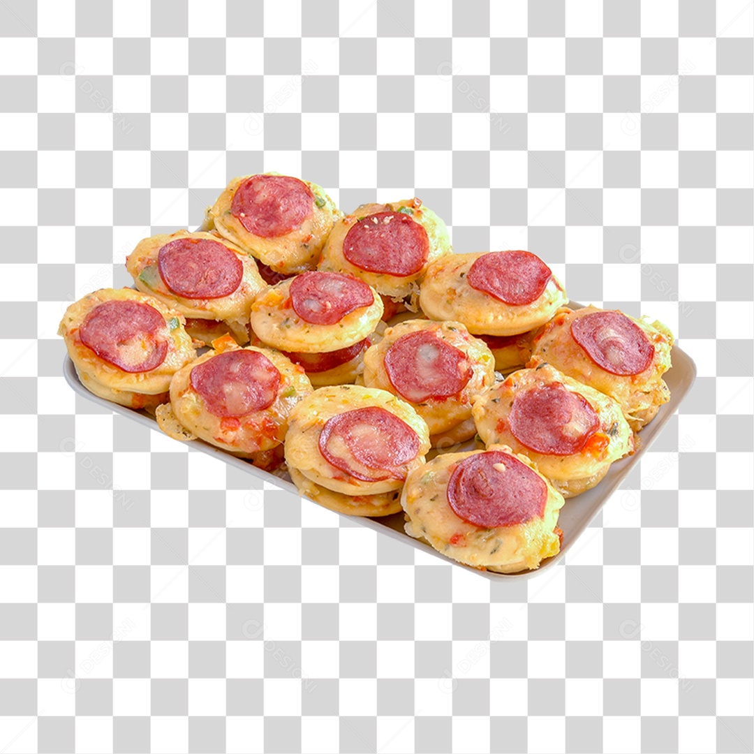 Mini Pizza PNG Transparente