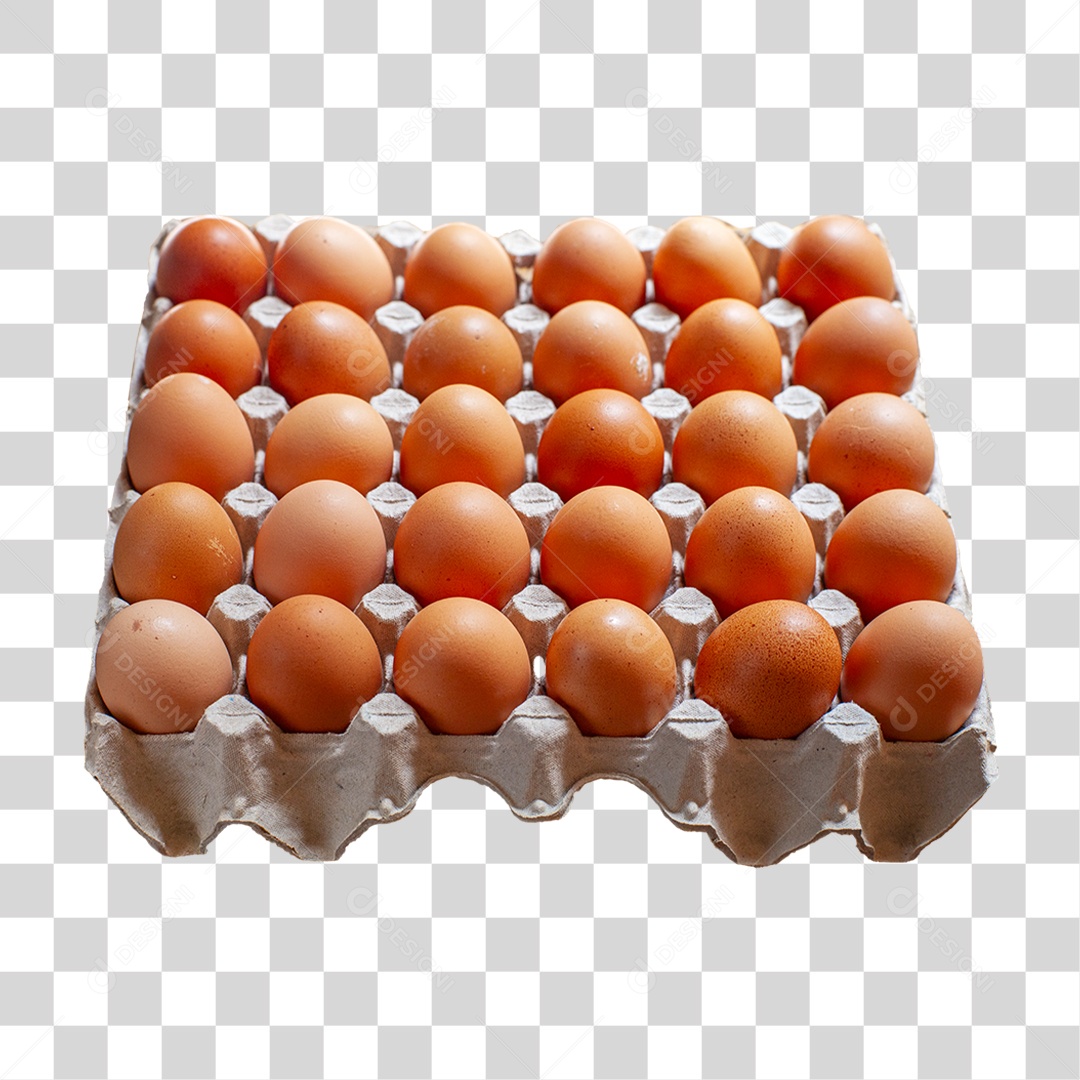 Cartela de Ovos PNG Transparente