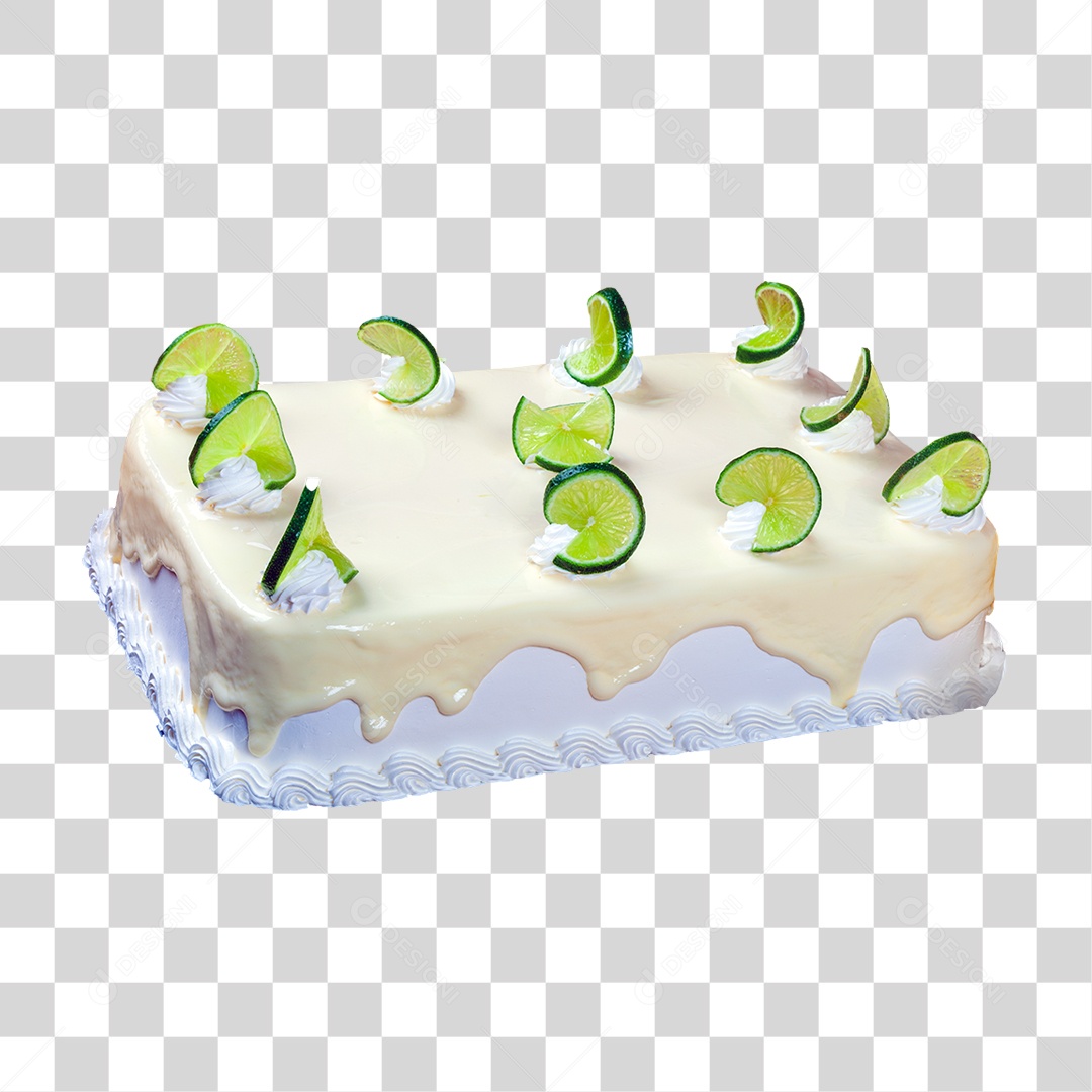 Torta de Limão PNG Transparente