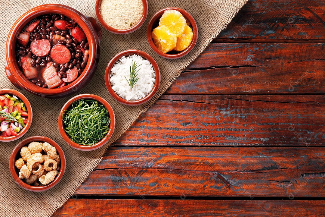Feijoada brasileira comida tradicional