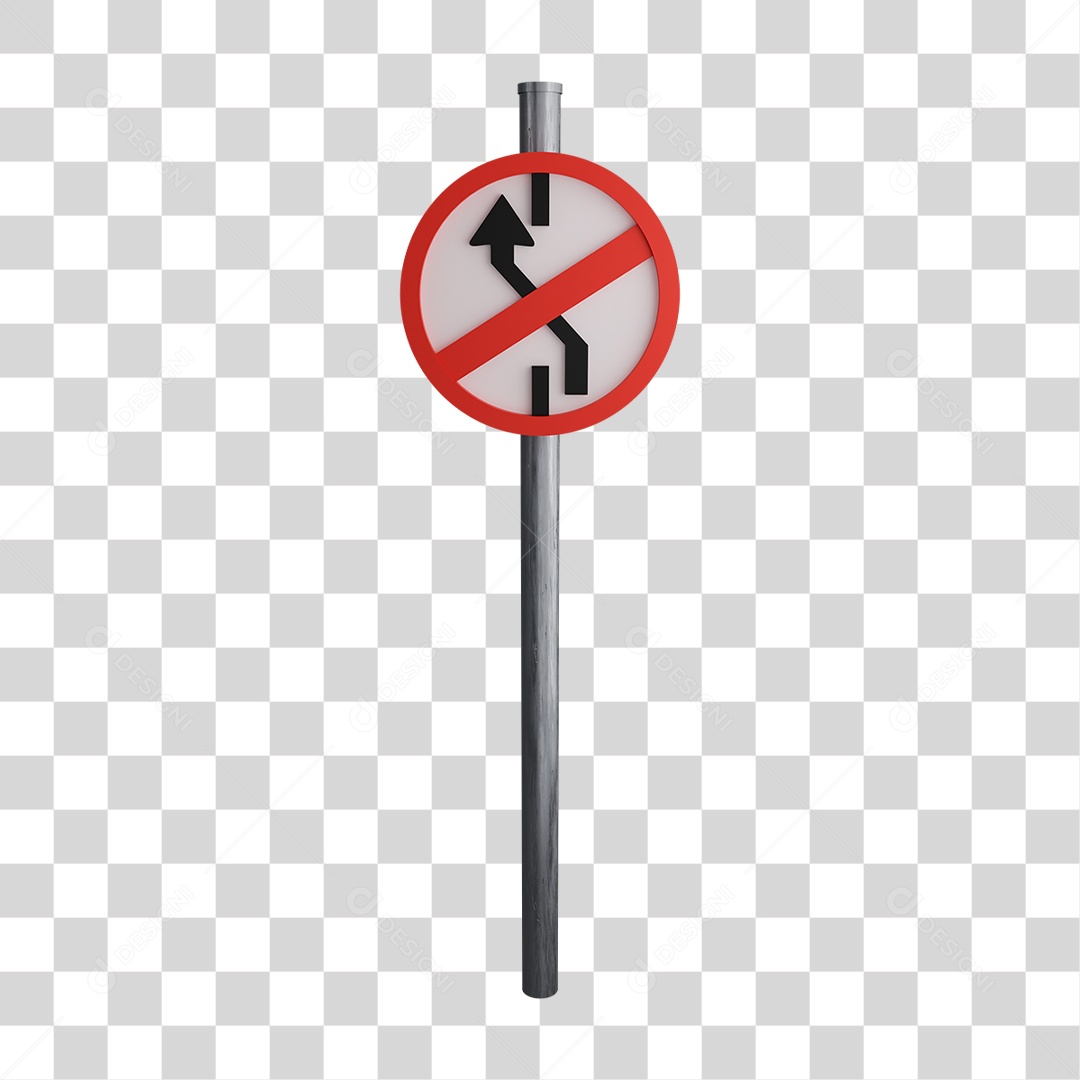 Placa de Sinalização PNG Transparente