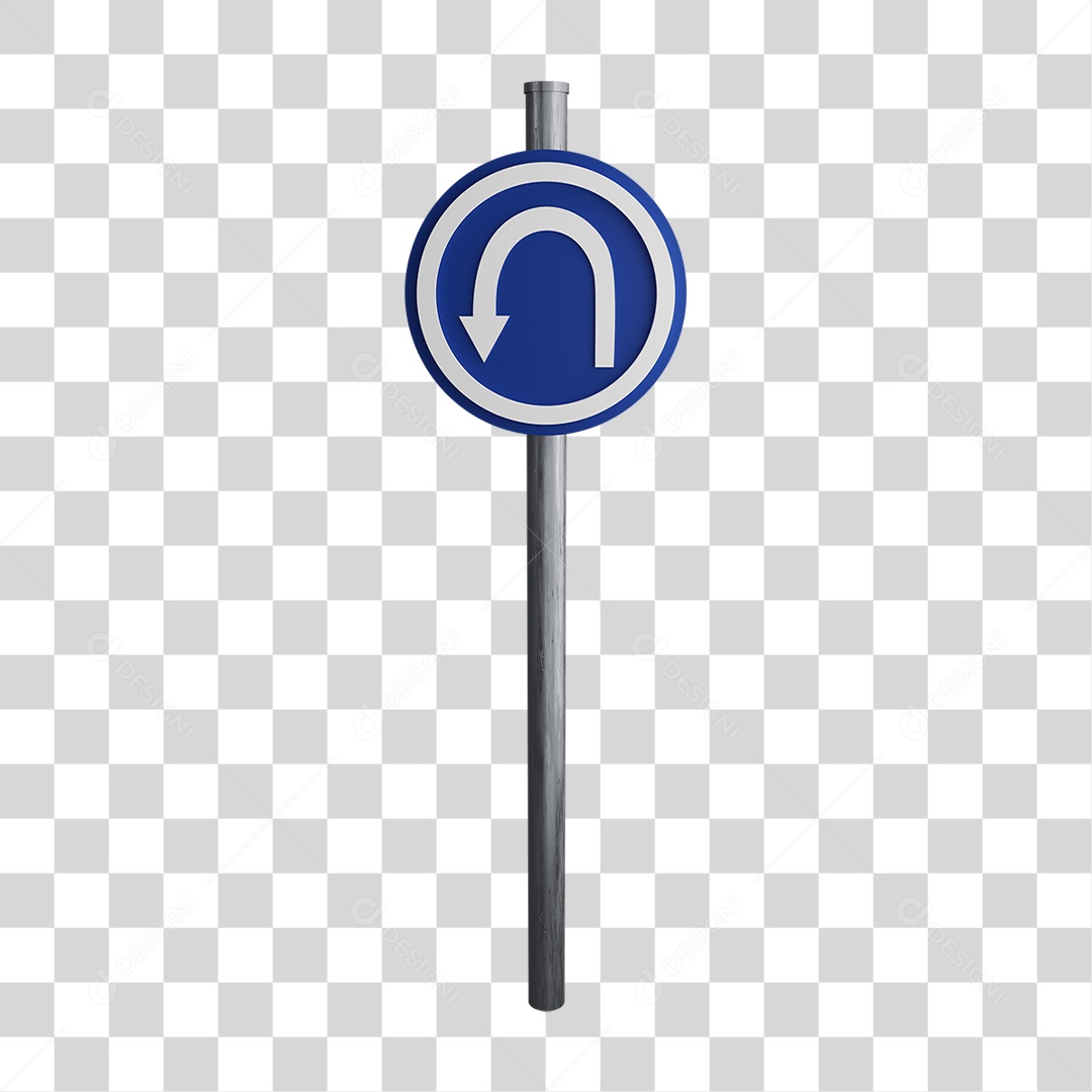 Placa de Retorno PNG Transparente