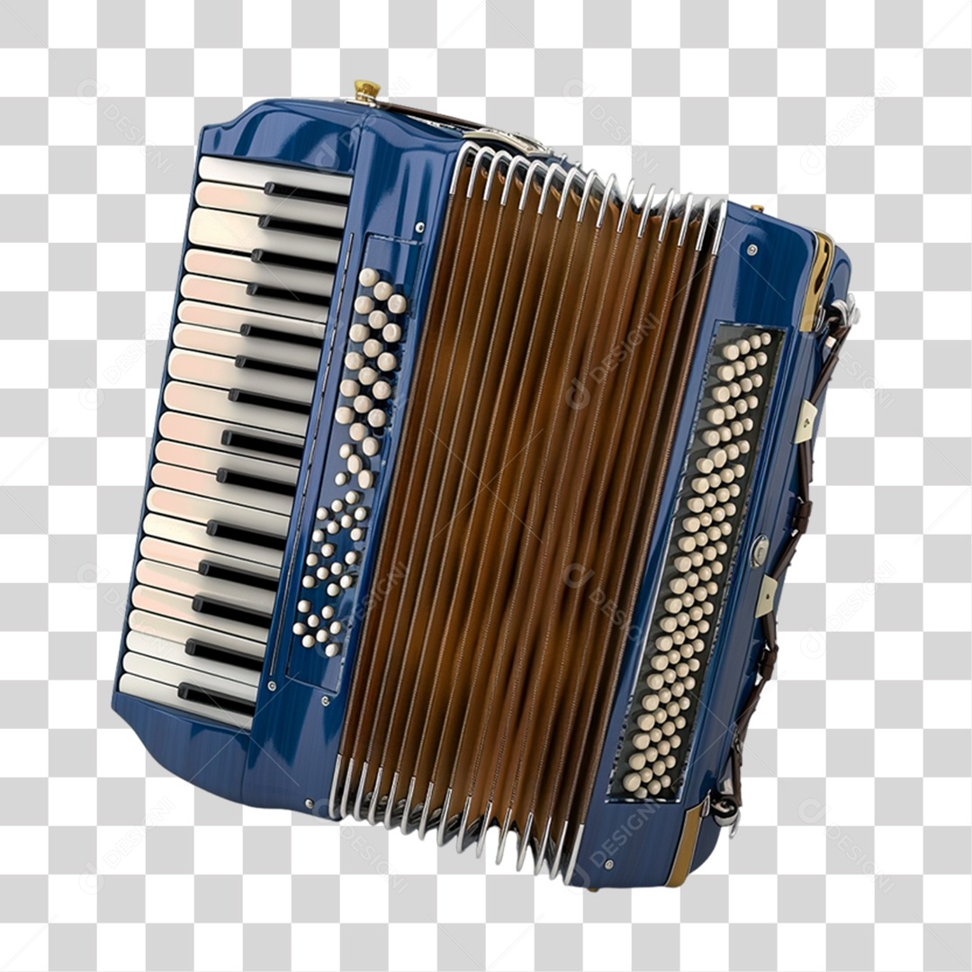 Instrumento Musical Sanfona PNG Transparente