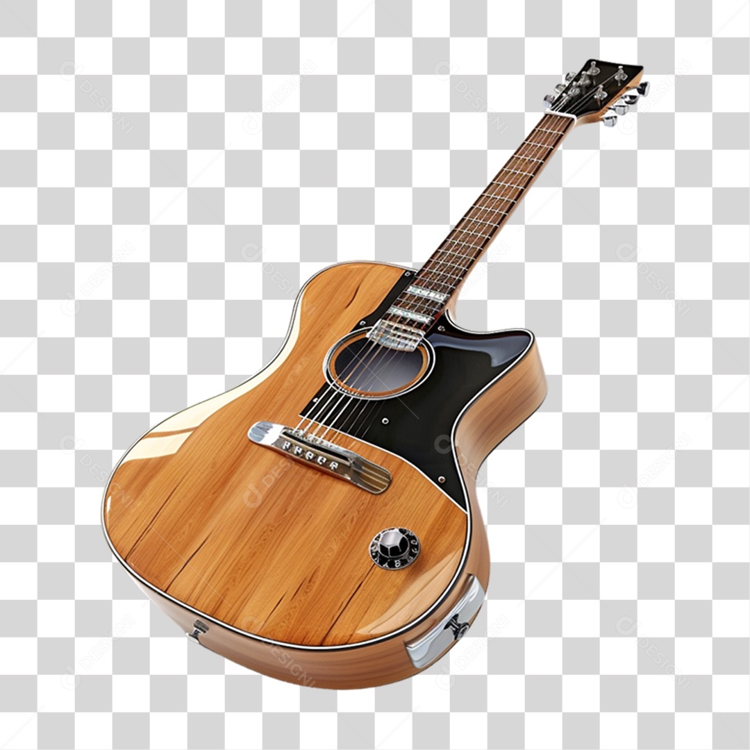 Instrumento Musical Violão PNG Transparente