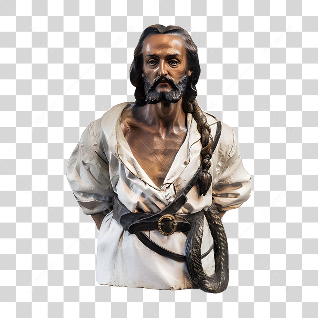 Estátua de Tiradentes PNG Transparente