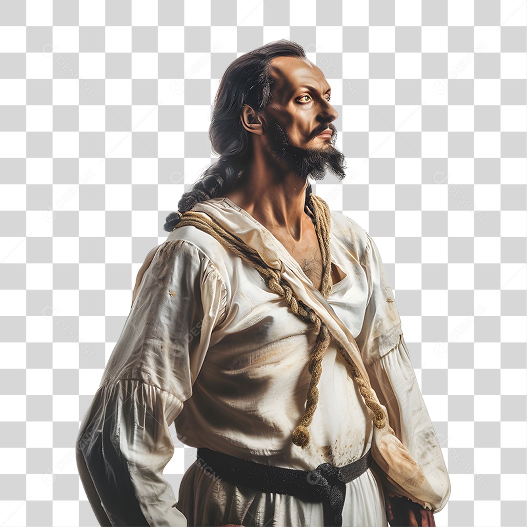 Estátua de Tiradentes PNG Transparente