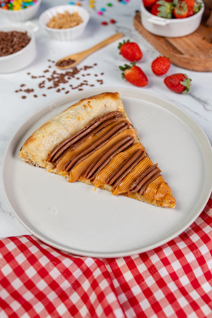 Imagem de pizza doçe