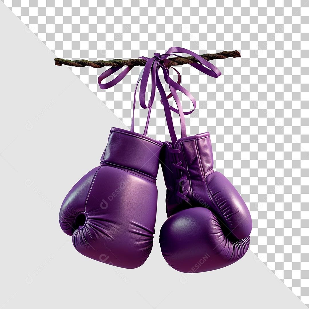 Luva de Box Elemento 3D para Composição PSD