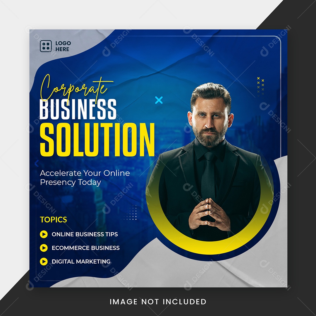 Marketing Social Media PSD Editable