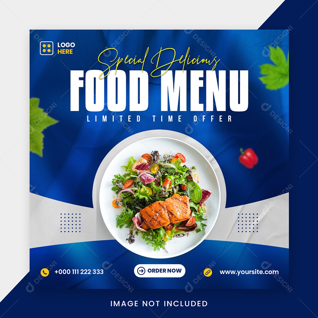 Social Media PSD Restaurant Editable