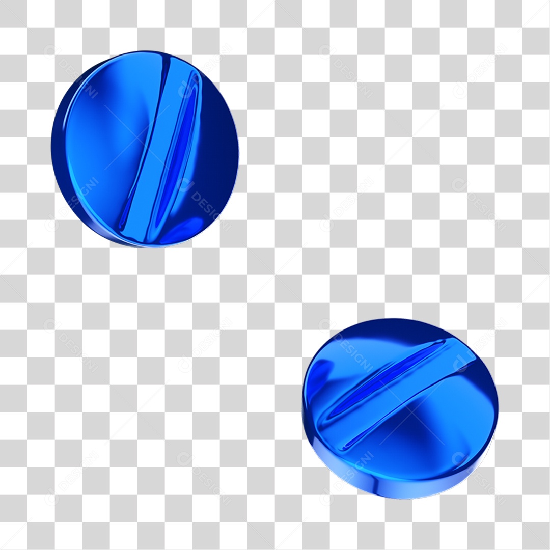 Elemento 3D Comprimidos Remédios PNG Transparente