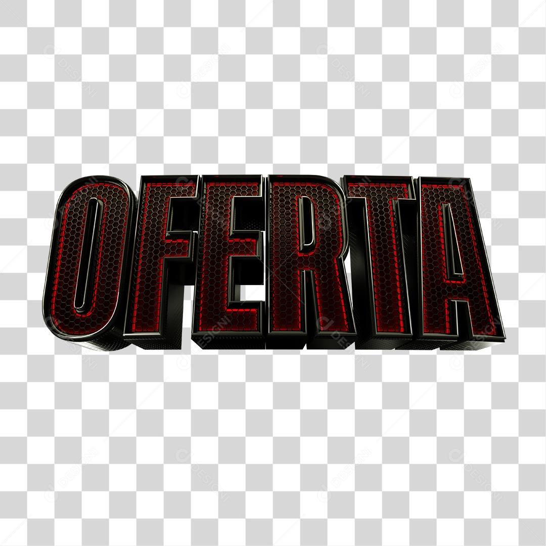 Selo 3D Oferta Para Composição PNG
