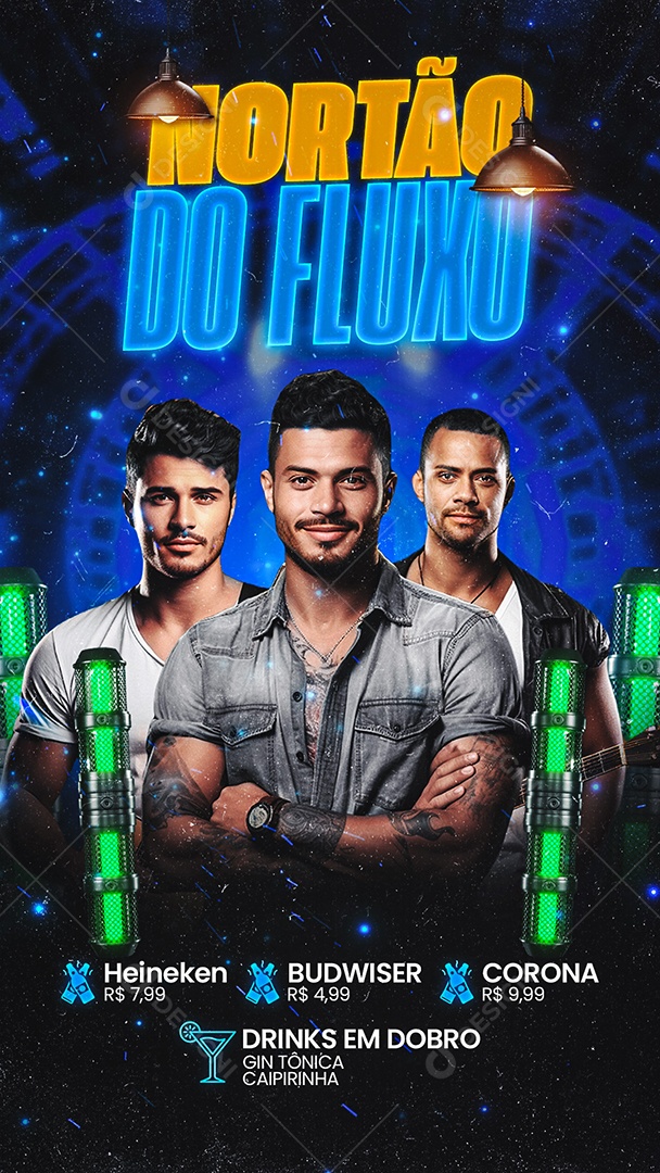 Story Flyer Nortão do Fluxo Social Media PSD Editável