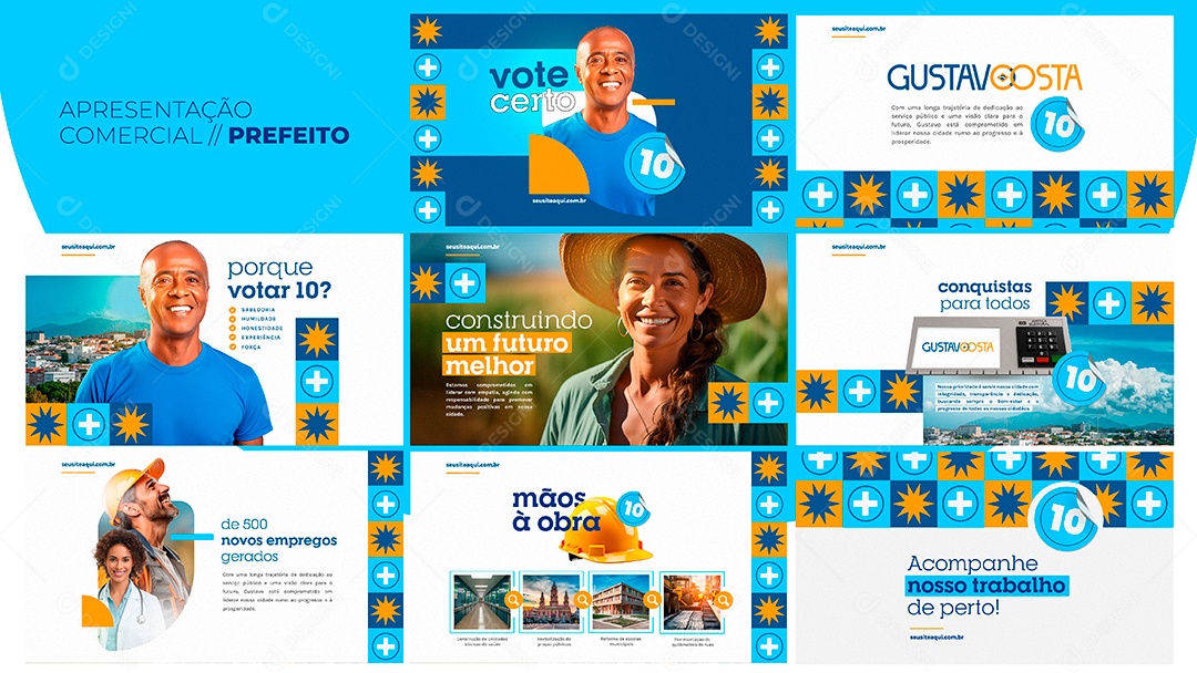 Apresentação Comercial Prefeito PSD Editável