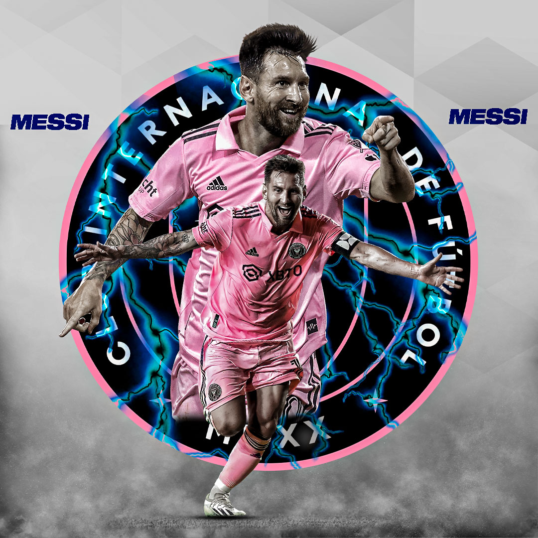 Social Media Jogador de Futebol  Messi PSD Editável