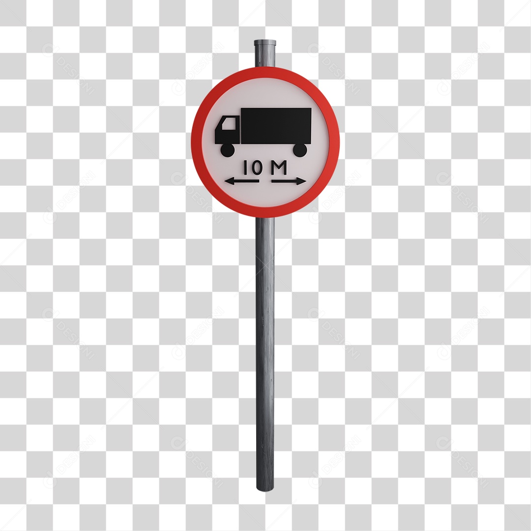 Placa de Veiculo Longo Na Estrada PNG Transparente