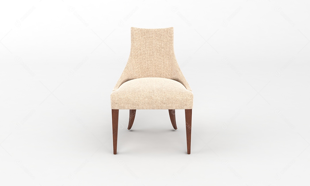 Cadeira moderna de madeira