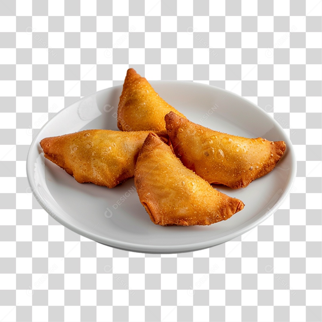 Salgado Assado Frito PNG Transparente