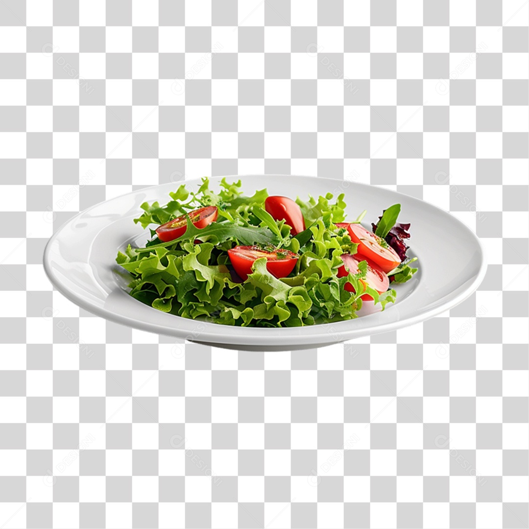 Prato de Salada PNG Transparente