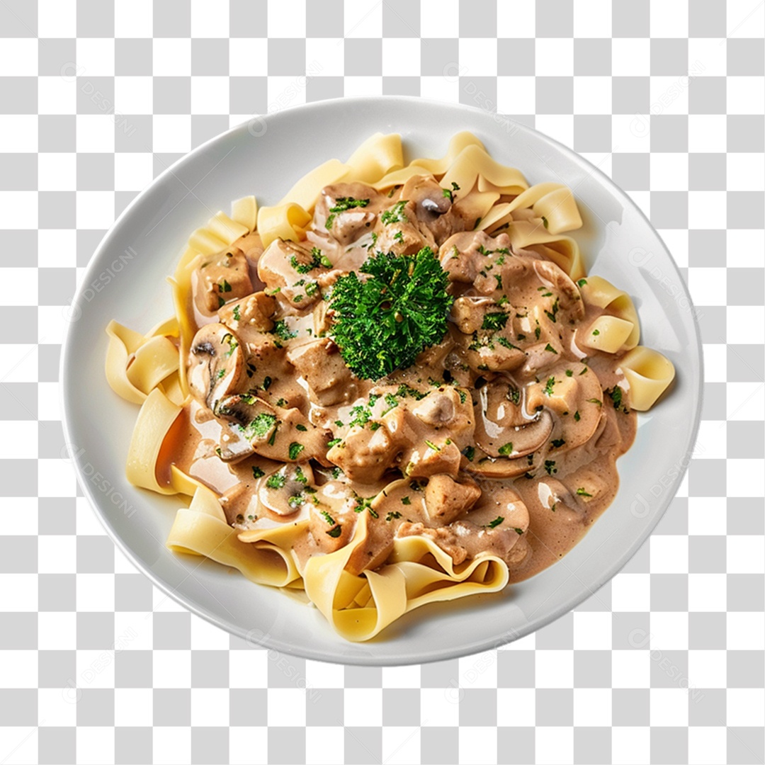 Prato com Macarrão Restaurante PNG Transparente