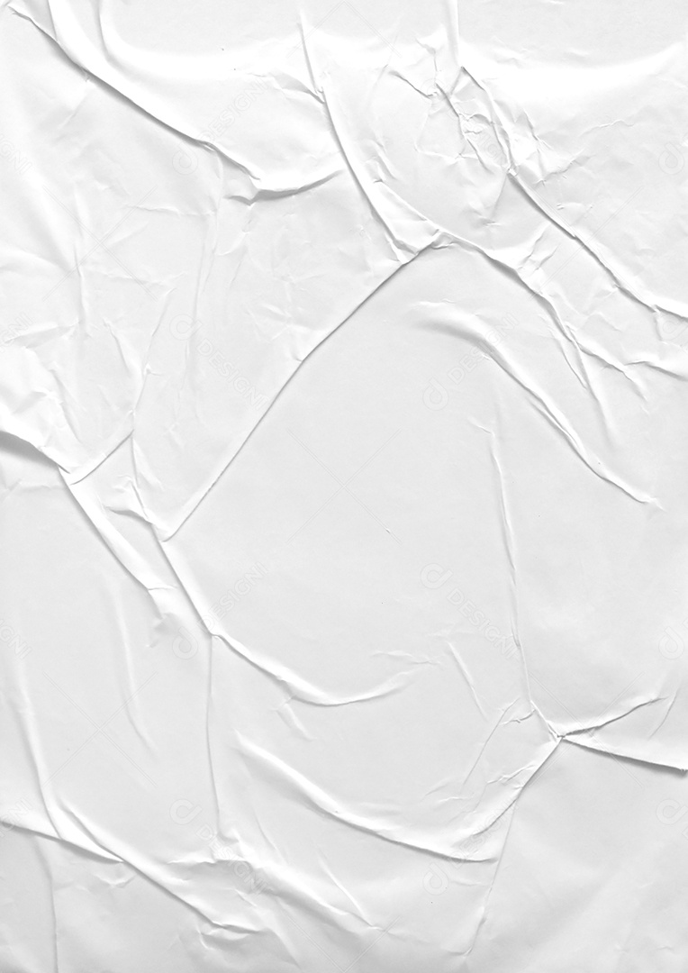 Textura de papel colado e amassado