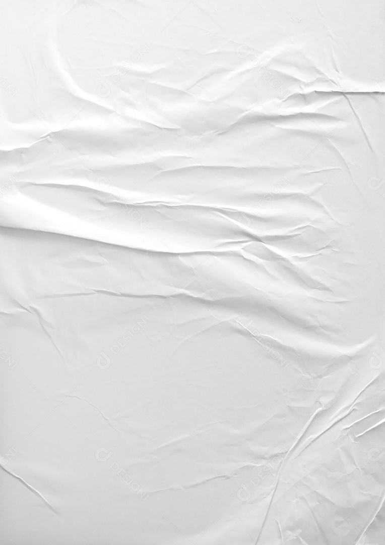 Textura de papel colado e amassado